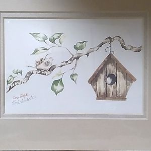 Rare Vicki Wickell Watercolor 5x7